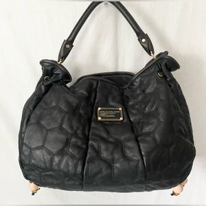 Marc By Marc Jacobs Hobo Black Leather Shoulder Bag EUC